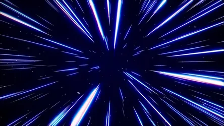 Neon Speed Through Starry Night - free space wallpaper 1920×1080