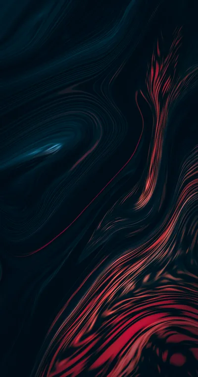 Crimson Gaze in the Void - free cyberpunk wallpaper 2069×3924