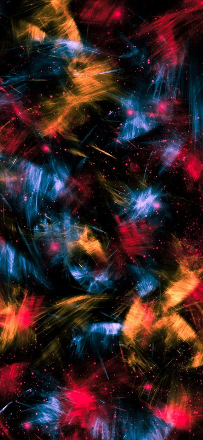 Cosmic Energy Nebula - free cyberpunk wallpaper 887×1920