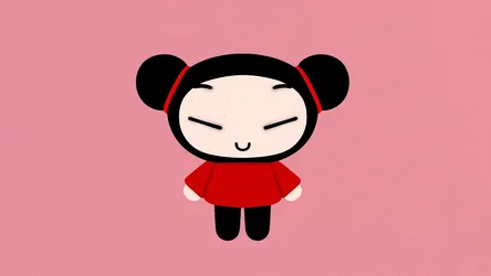 Cheerful Girl With Double Buns - free anime wallpaper 1920×1080
