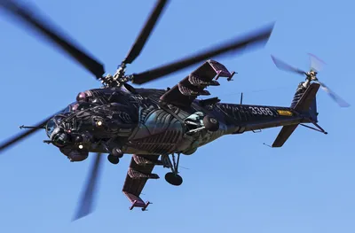 Military Helicopter In Flight Against Clear Blue Sky - free cars & vehicles wallpaper 4500×2960