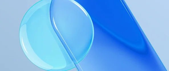 Crystalline Blue Geometry - free photography wallpaper 2560×1080