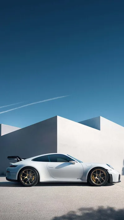 White Sports Car Against Blue Sky - free cars & vehicles wallpaper 1080×1920