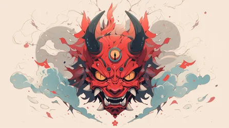 Solo Horns: Smoke - free art & design wallpaper 2912×1632
