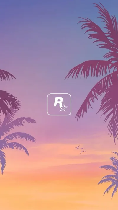 Tropical Sunset Over Palm Paradise - free space wallpaper 1080×1920