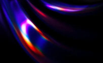 Prismatic Gaze in Darkness - free cyberpunk wallpaper 3000×1846