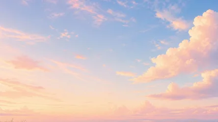 Pastel Clouds at Golden Hour - free gaming wallpaper 1920×1080