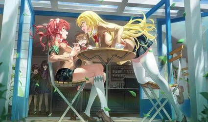 Cafe Moments With Friends - free wallpaper 2000×1176