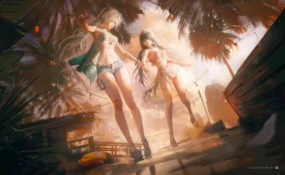 Tropical Warriors: Summer Adventure - free gaming wallpaper 4096×2522