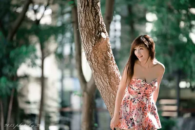 Brown-Haired Woman in a Dress - free wallpaper 5760×3840