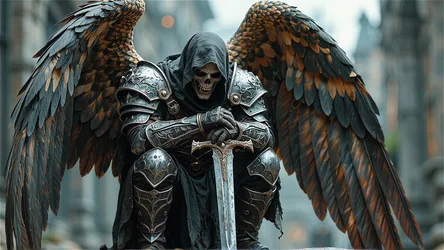 Gentleman in Armor - free art & design wallpaper 3840×2160