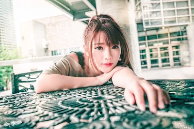 Brown-Haired Beauty in a Shirt - free wallpaper 5760×3840