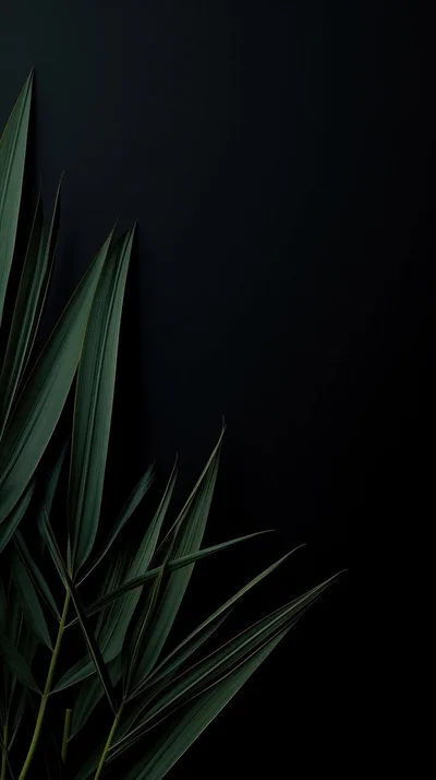 Midnight Bamboo Whispers - free space wallpaper 800×1427