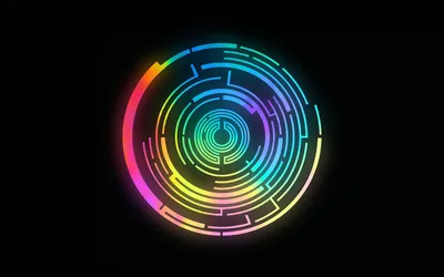 Neon Spiral Glow - free wallpaper 1680×1050
