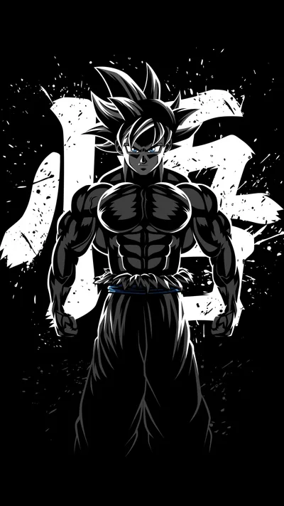 Ultra Instinct Warrior: Divine Power Unleashed - free wallpaper 1440×2560