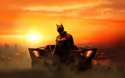 Crimson Sentinel: Mecha Rising at Dusk - free cars & vehicles wallpaper 2304×1440