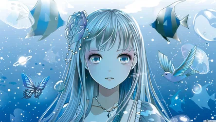 Underwater Dreams: Blue-Eyed Serenity - free animals wallpaper 5120×2880