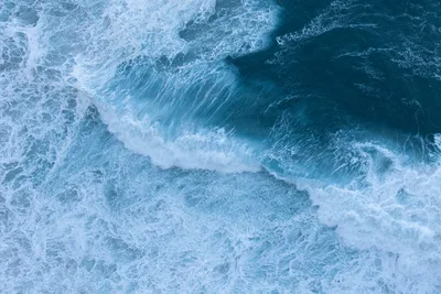 Aerial Ocean Waves in Turquoise Blue - free gaming wallpaper 3000×2000