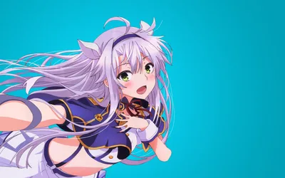 Purple-Haired Muse in a School Uniform - free anime wallpaper 1920×1200