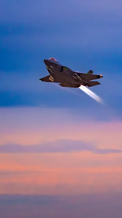 Stealth Fighter Ascending Through Twilight Skies - free cars & vehicles wallpaper 1510×2684