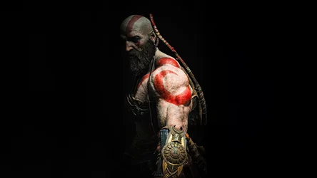 Warrior's Mark: Bearded Strength - free wallpaper 5120×2880