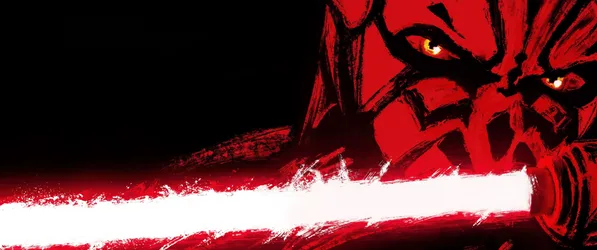 Crimson Warrior With Blazing Energy Blade - free wallpaper 3440×1440