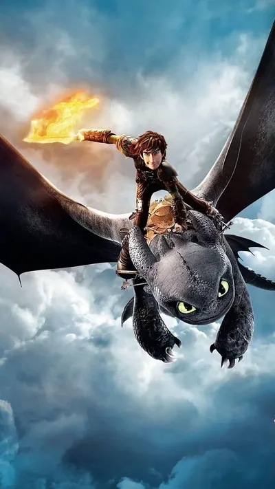 Dragon Rider's Sky Quest - free wallpaper 850×1511