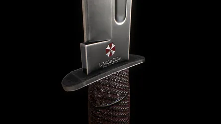 Umbrella Corporation Logo on Metallic Device - free movies & tv wallpaper 1920×1080