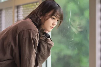 Young Woman Looking at Rainy Window - free wallpaper 4907×3271
