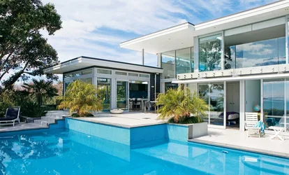 Modern Luxury Waterfront Home with Pool and Ocean View - free city & urban wallpaper 2500×1508