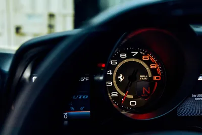 Ferrari Tachometer Dashboard Close-Up - free cars & vehicles wallpaper 6155×4103