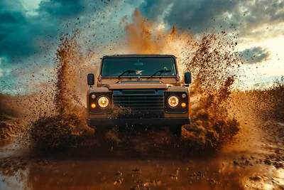 Off-Road Vehicle Driving Through Dusty Terrain - free cars & vehicles wallpaper 3000×2000