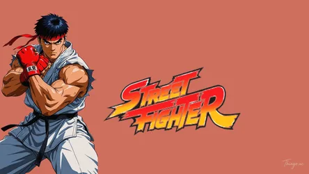 Ryu From Street Fighter Fighting Game Artwork - free gaming wallpaper 1920×1080