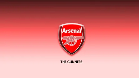 Arsenal FC Logo with "The Gunners" Text - free sports wallpaper 1920×1080