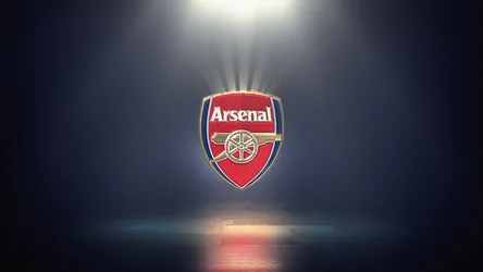 Arsenal Football Club Badge on Dramatic Spotlight - free sports wallpaper 1920×1080