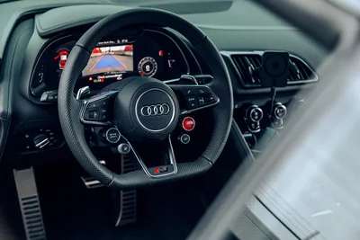Audi Performance Steering Wheel Interior Dashboard View - free cars & vehicles wallpaper 6720×4480