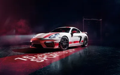 White and Red Sports Car in Modern Garage Setting - free cars & vehicles wallpaper 3840×2400
