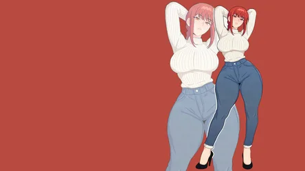 Makima With Arms Behind Head - free anime wallpaper 3840×2160
