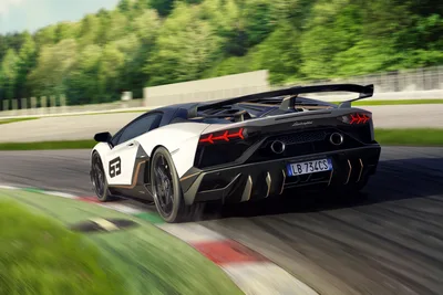 Lamborghini Revuelto Supercar Racing on Track - free cars & vehicles wallpaper 4096×2731