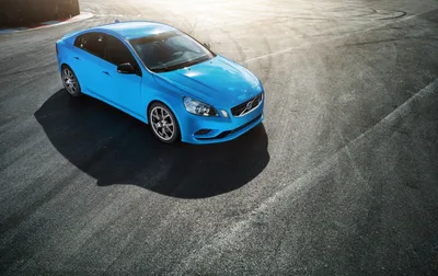Blue Volvo S60 Sedan Parked on Asphalt Track - free cars & vehicles wallpaper 3307×2082