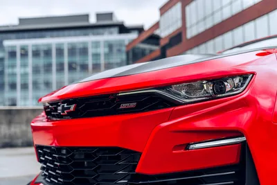 Red Chevrolet Camaro SS Front End Detail Shot - free cars & vehicles wallpaper 6000×4000
