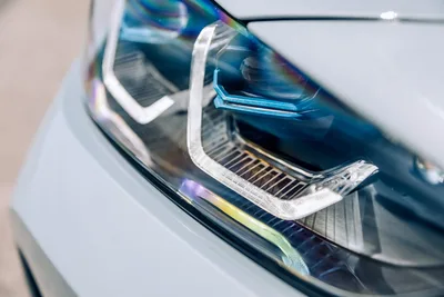 Close-up of Modern Car Headlight with LED Technology - free wallpaper 6720×4480