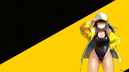 Confident Smile In Yellow - free anime wallpaper 2560×1440