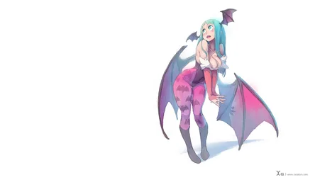 Morrigan's Midnight Wings - free anime wallpaper 3840×2160