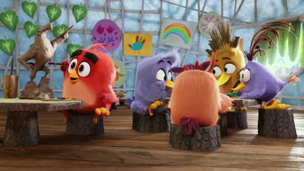 Colorful Animated Birds in Greenhouse Studio - free gaming wallpaper 1920×1080