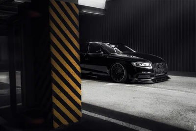 Black Luxury Car in Industrial Parking Garage - free cars & vehicles wallpaper 1920×1280