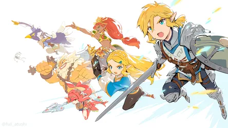 Champions of Hyrule: Age of Calamity - free wallpaper 2048×1154