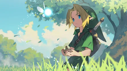 Young Hero's Forest Adventure - free wallpaper 2048×1152