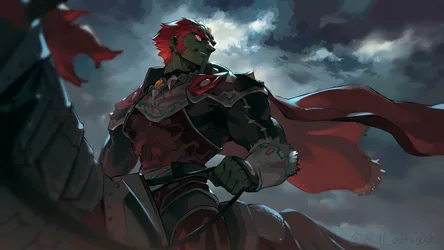 Ganondorf's Crimson Reign - free gaming wallpaper 3000×1688