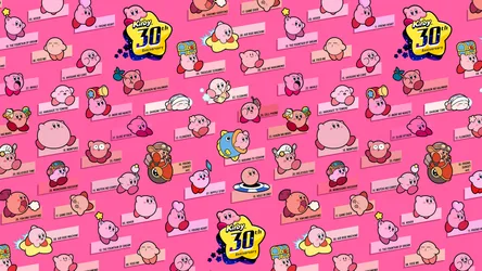 Kirby 30th Anniversary Celebration Collection - free gaming wallpaper 3840×2160
